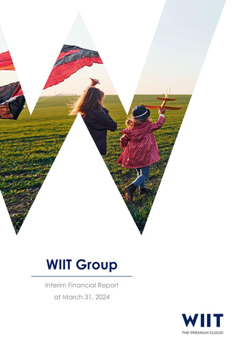 Thumbnail Wiit S.p.A. Quarterly Report 2024-q1