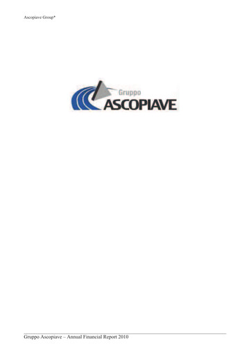 Thumbnail Ascopiave Annual Report 2010