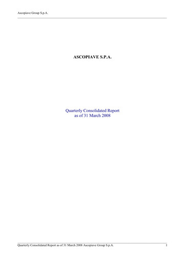 Thumbnail Ascopiave Quarterly Report 2008-q1
