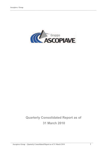 Thumbnail Ascopiave Quarterly Report 2010-q1