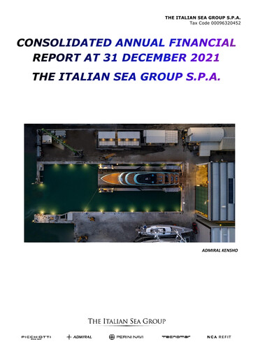 Thumbnail The Italian Sea Group Annual Report 2021