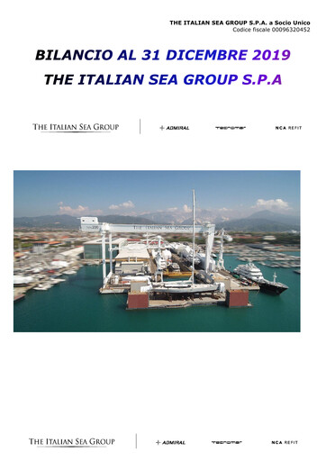 Thumbnail The Italian Sea Group Financial Statement 2019