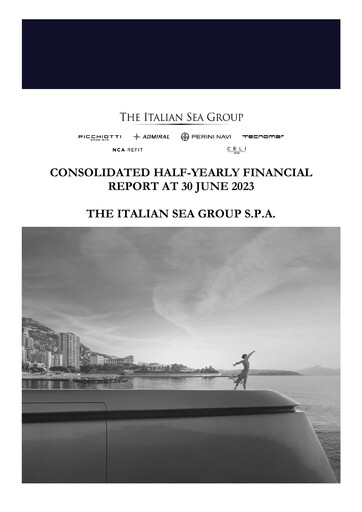 Thumbnail The Italian Sea Group Half-year Report 2023