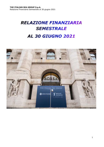 Thumbnail The Italian Sea Group Half-year Report 2021