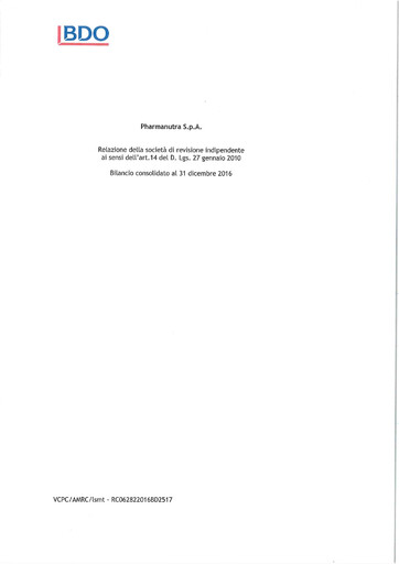 Vorschaubild Pharmanutra Finanzmitteilung 2016