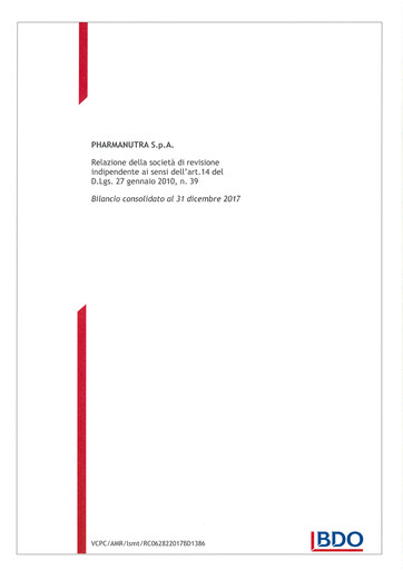 Vorschaubild Pharmanutra Finanzmitteilung 2017