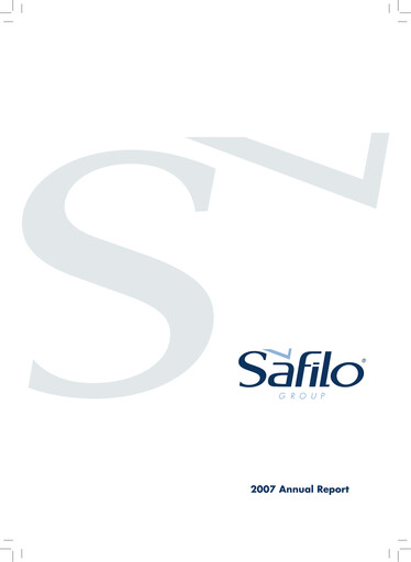 Miniature Safilo Group Rapport annuel 2007