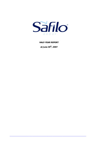 Thumbnail Safilo Group Half-year Report 2007-h1