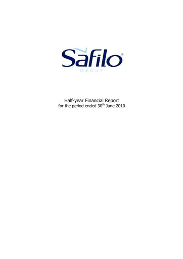 Thumbnail Safilo Group Half-year Report 2010-h1
