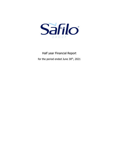 Thumbnail Safilo Group Half-year Report 2021-h1