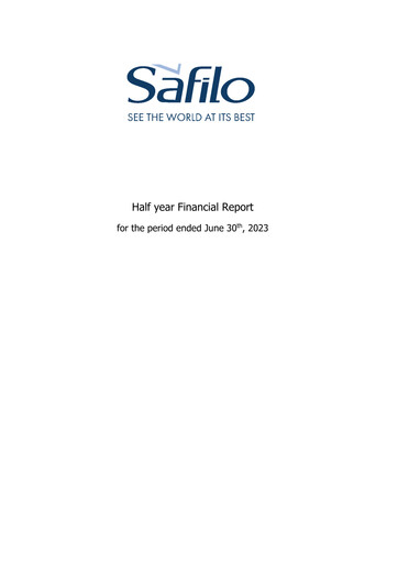 Thumbnail Safilo Group Half-year Report 2023-h1