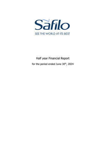 Thumbnail Safilo Group Half-year Report 2024-h1