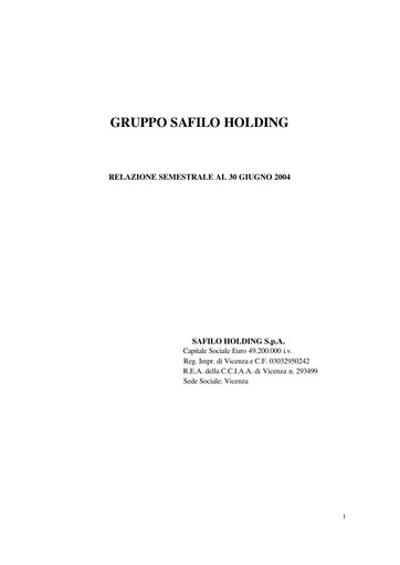 Thumbnail Safilo Group Half-year Report 2004-h1