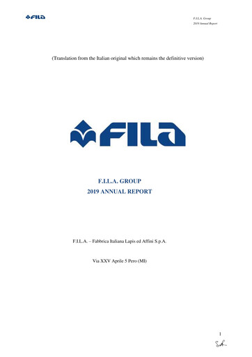 Thumbnail F.I.L.A. - Fabbrica Italiana Lapis ed Affini Annual Report 2019