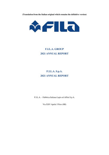 Thumbnail F.I.L.A. - Fabbrica Italiana Lapis ed Affini Annual Report 2021