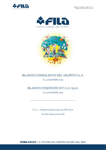 Thumbnail F.I.L.A. - Fabbrica Italiana Lapis ed Affini Annual Report 2025