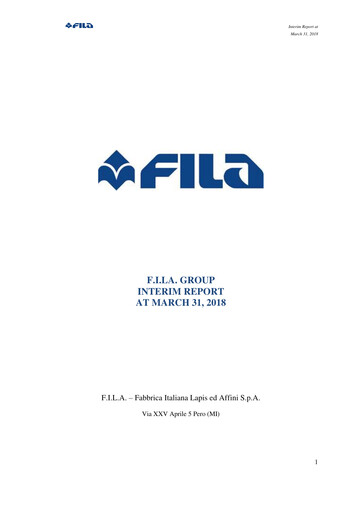Thumbnail F.I.L.A. - Fabbrica Italiana Lapis ed Affini Quarterly Report 2018-q1
