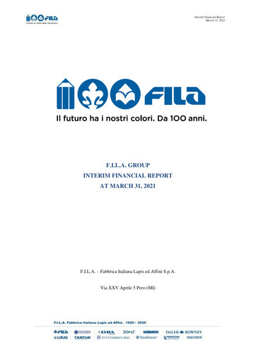 Thumbnail F.I.L.A. - Fabbrica Italiana Lapis ed Affini Quarterly Report 2021-q1