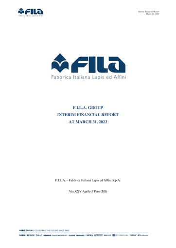 Thumbnail F.I.L.A. - Fabbrica Italiana Lapis ed Affini Quarterly Report 2023-q1