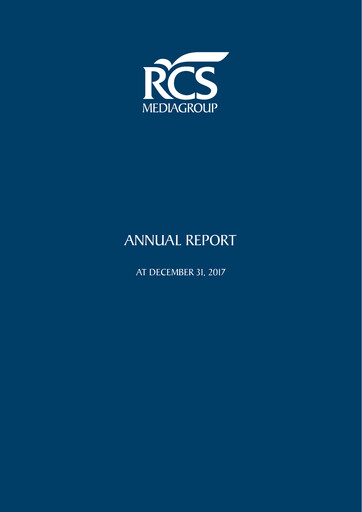 Thumbnail RCS MediaGroup Annual Report 2017