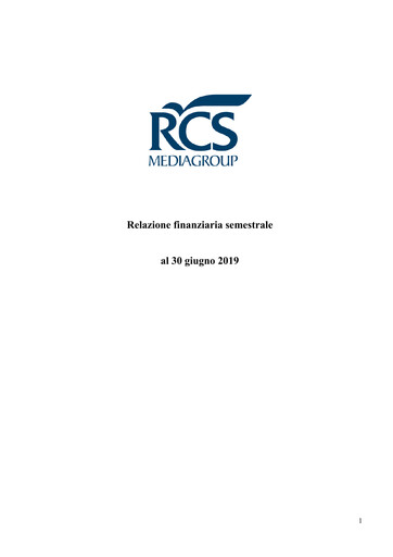 Thumbnail RCS MediaGroup Half-year Report 2019-h1