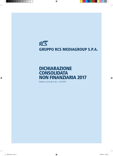 Vorschaubild RCS MediaGroup Nachhaltigkeitsbericht 2017