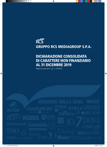 Vorschaubild RCS MediaGroup Nachhaltigkeitsbericht 2019