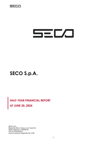 Thumbnail Seco S.p.A. Half-year Report 2024