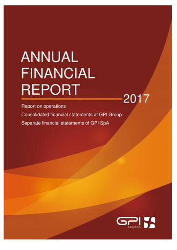 Thumbnail GPI S.p.A. Financial Report 2017