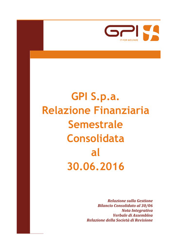 Thumbnail GPI S.p.A. Half-year Report 2016-h1