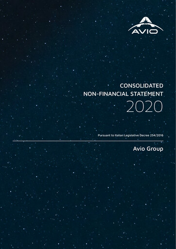 Thumbnail Avio S.p.A. Sustainability Report 2020