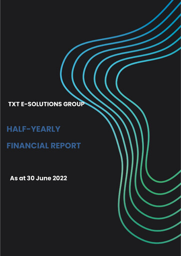 Thumbnail TXT e-solutions Financial Report 2022-h1