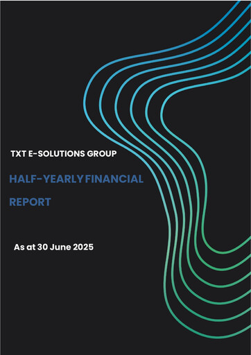 Thumbnail TXT e-solutions Financial Report 2025-h1