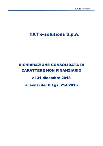 Thumbnail TXT e-solutions Sustainability Report 2018
