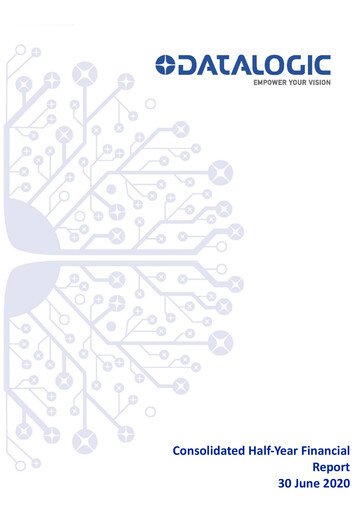 Thumbnail Datalogic S.p.A. Half-year Report 2020