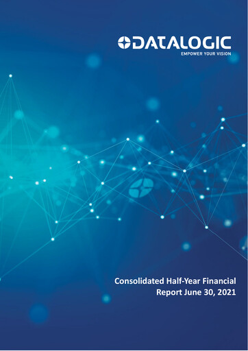 Thumbnail Datalogic S.p.A. Half-year Report 2021