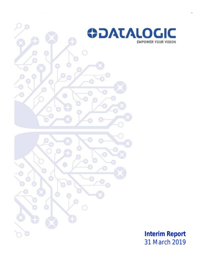Thumbnail Datalogic S.p.A. Quarterly Report 2019-q1