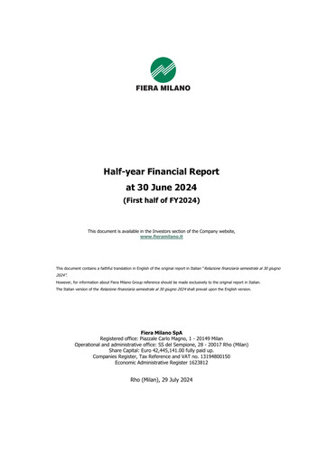 Thumbnail Fiera Milano Half-year Report 2024-h1