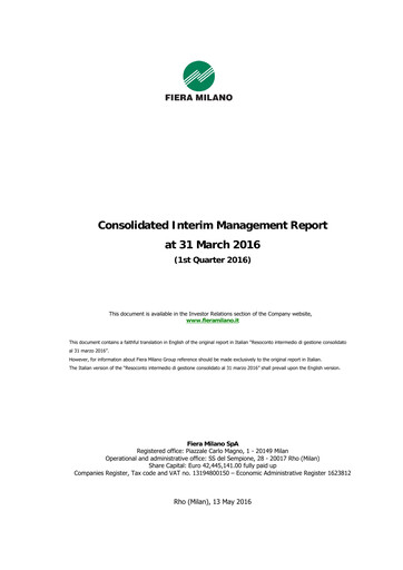 Thumbnail Fiera Milano Quarterly Report 2016-q1