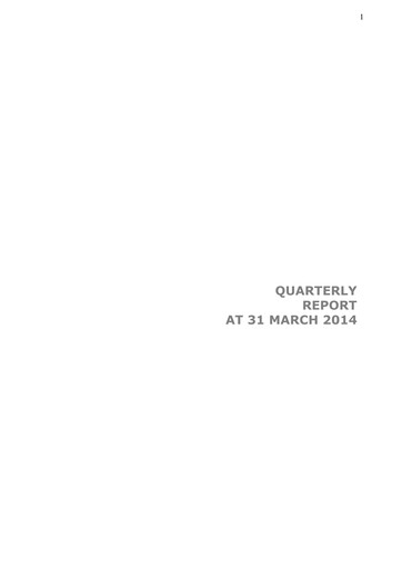 Thumbnail Biesse Quarterly Report 2014-q1
