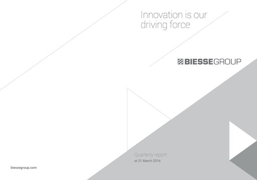 Thumbnail Biesse Quarterly Report 2016-q1