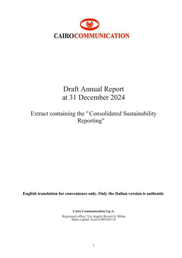 Thumbnail Cairo Communication ESG Report 2024