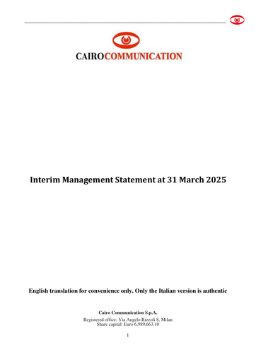 Thumbnail Cairo Communication Quarterly Report 2025-q1