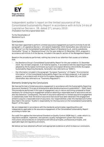 Thumbnail Dexelance Sustainability Report 2024