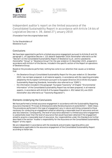 Thumbnail Dexelance Sustainability Report 2025