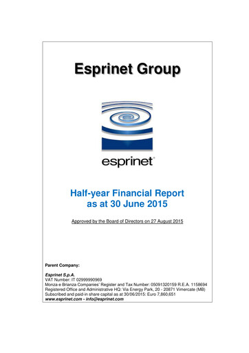 Thumbnail Esprinet Half-year Report 2015-h1