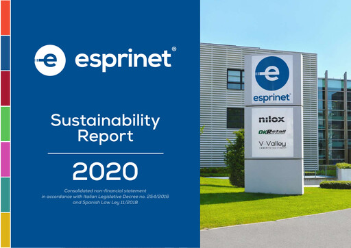 Vorschaubild Esprinet Nachhaltigkeitsbericht 2020