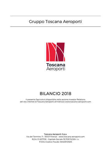 Thumbnail Toscana Aeroporti Financial Report 2018