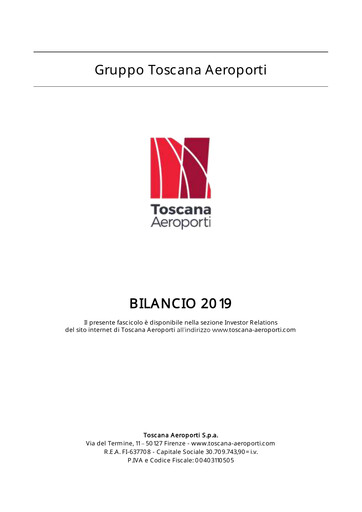 Thumbnail Toscana Aeroporti Financial Report 2019