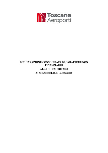 Thumbnail Toscana Aeroporti Sustainability Report 2023